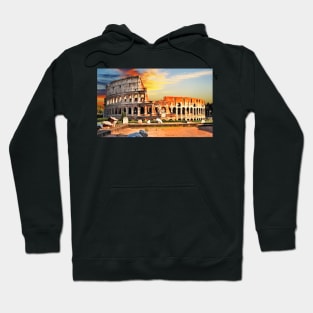 Colosseum at sunset Hoodie